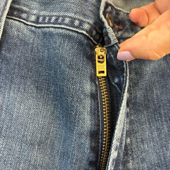 AG Adriana Goldschmeid The Graduate Tailored Leg Dark Wash Jeans 33 x 26 - Picture 7 of 11